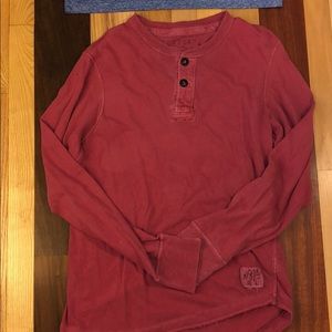 American Eagle Long Sleeve 2-button Shirt